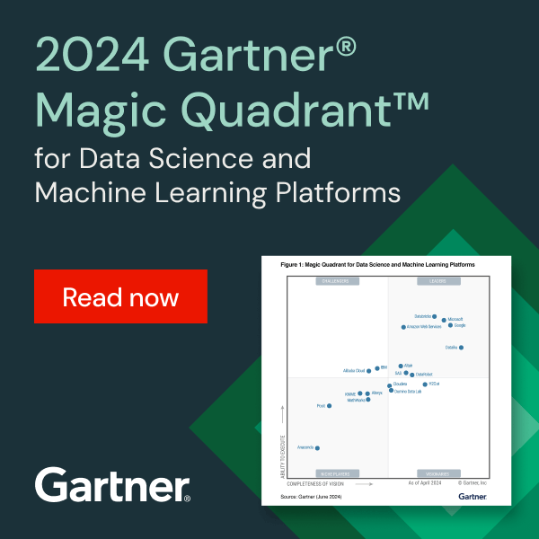 2024 Gartner® Magic Quadrant™ for Data Science