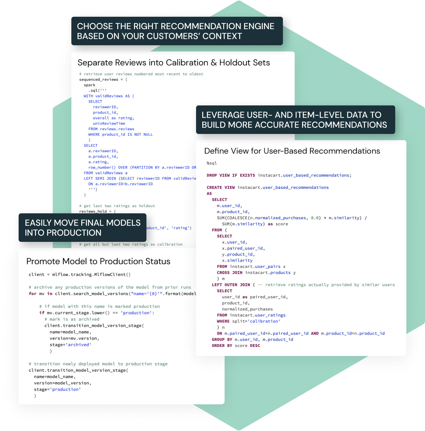 recommendation engines for personalizations ui hex image