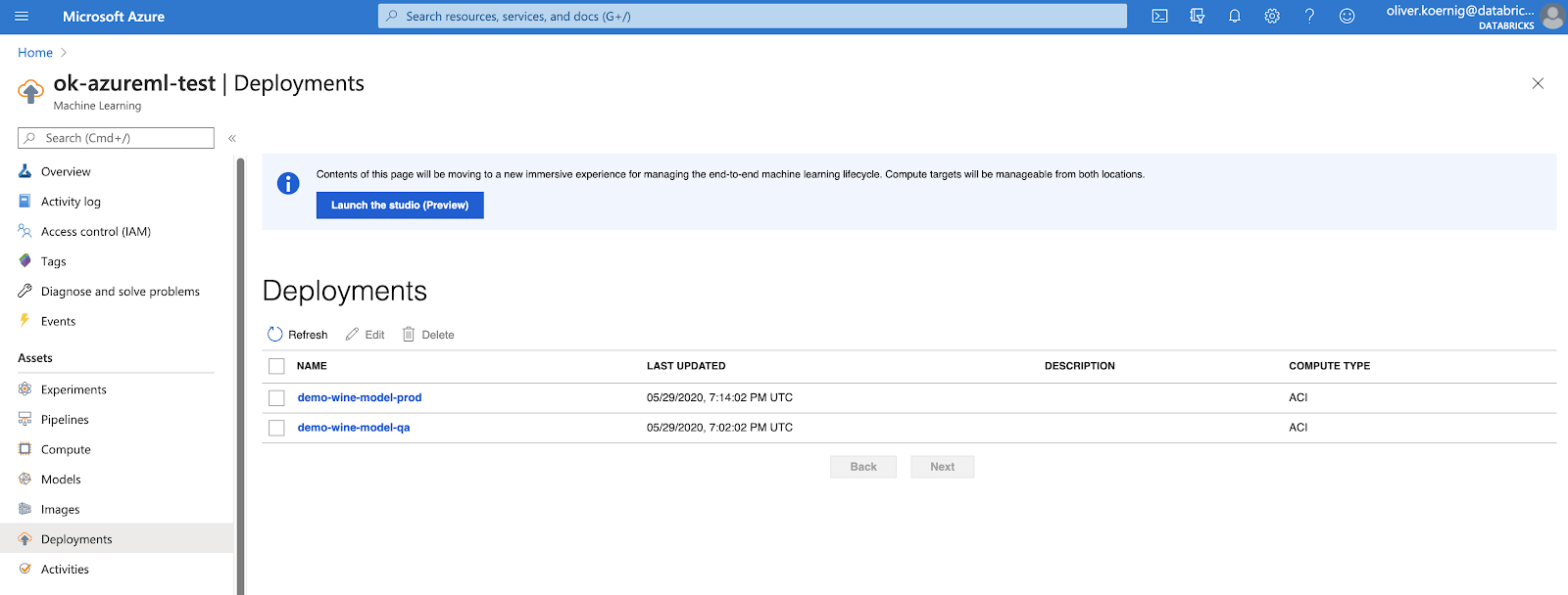 How To Use Azure Databricks And Mlflow To Automate The Ml Lifecycle