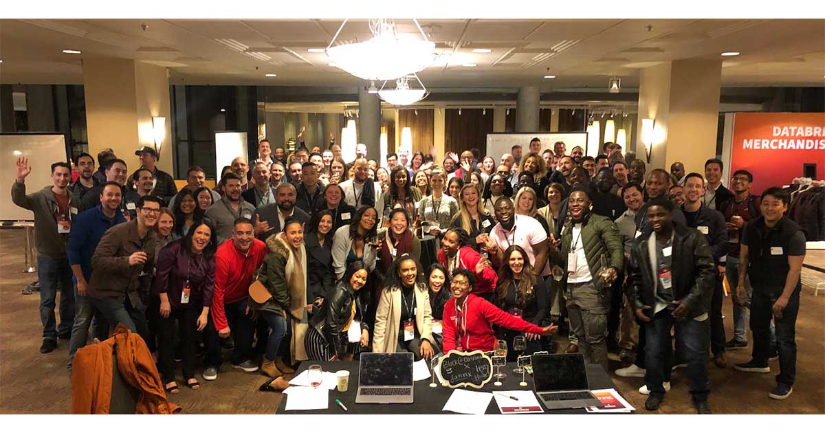 Celebrating the launch of Databricks’ two newest ERG Groups: Black at Databricks and Latinx at the 2020 Company Retreat