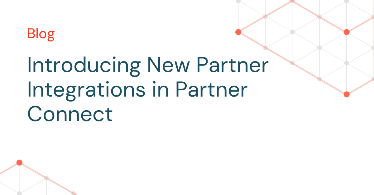 Introducing New Partner Integrations In Partner Connect | Databricks Blog