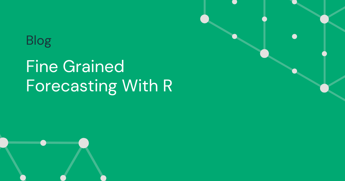 Fine Grained Forecasting With R