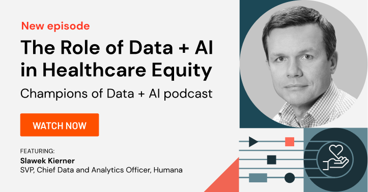 Hear more about the role of data and AI in healthcare equity