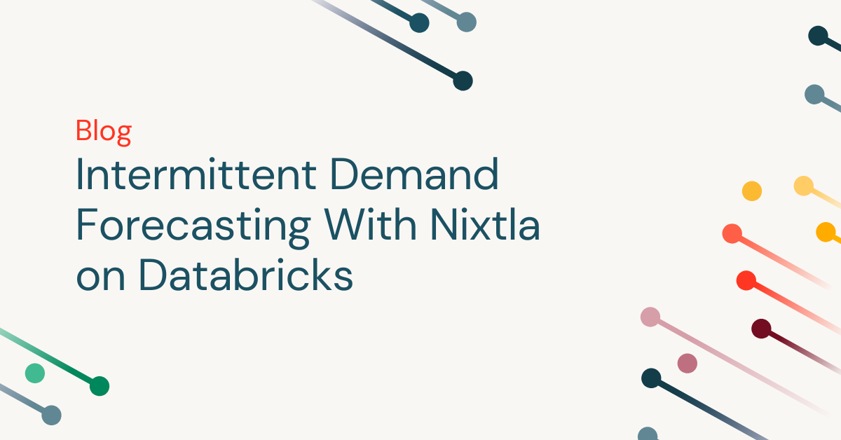 Intermittent Demand Forecasting With Nixtla on Databricks