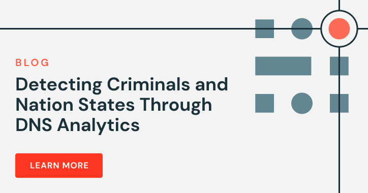 Detecting Criminals and Nation States through DNS Analytics