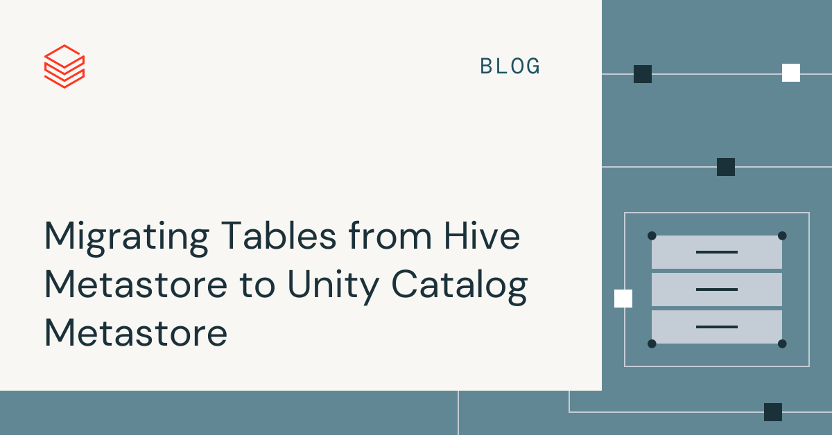 如何将Hive表升级到Unity Catalog