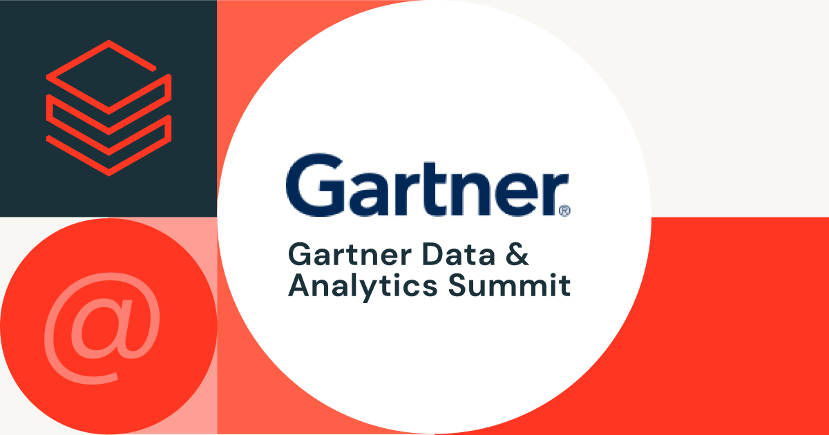 Databricks at Gartner Data & Analytics Summit Databricks