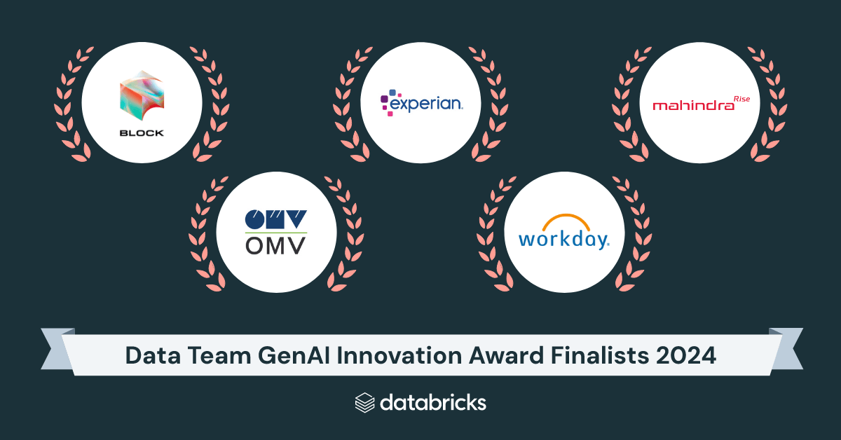 Shaping the Future With Knowledge and AI: Asserting the 2024 Databricks GenAI Innovation Award Finalists