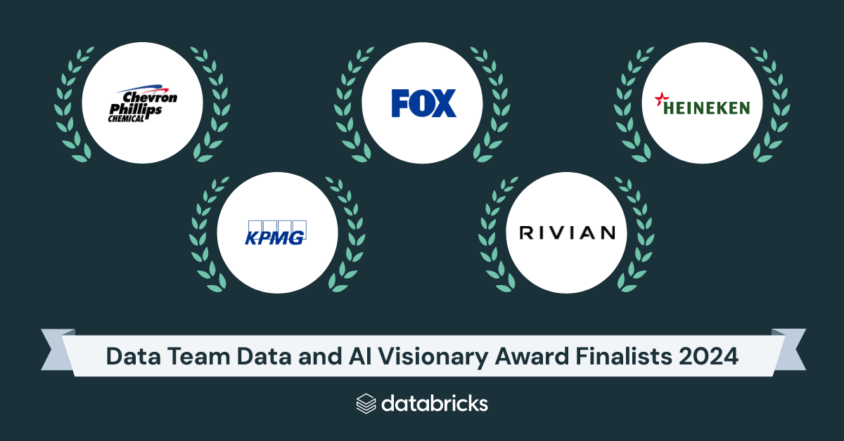 Unveiling the Leaders in Knowledge and AI: The 2024 Finalists for the Databricks Knowledge Visionary Award