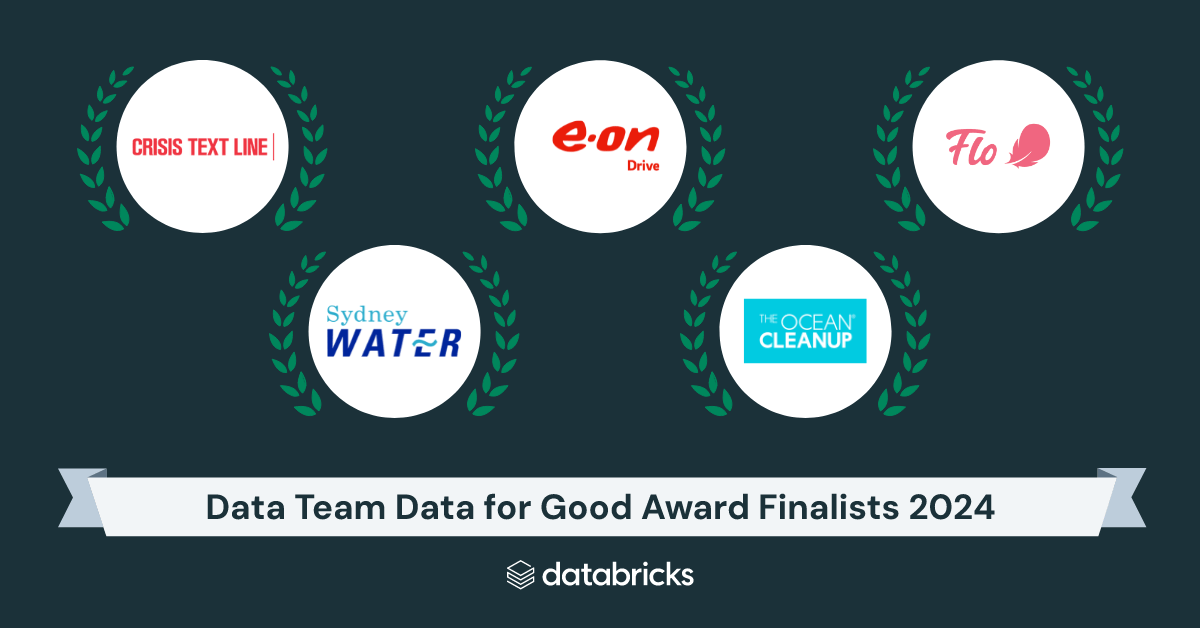 Databricks Data for Good Award Finalists Announced 2024 