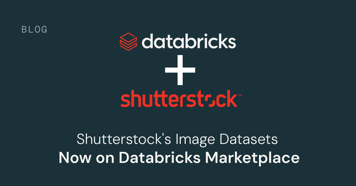 Shutterstock’s Picture Datasets Now on Databricks Market