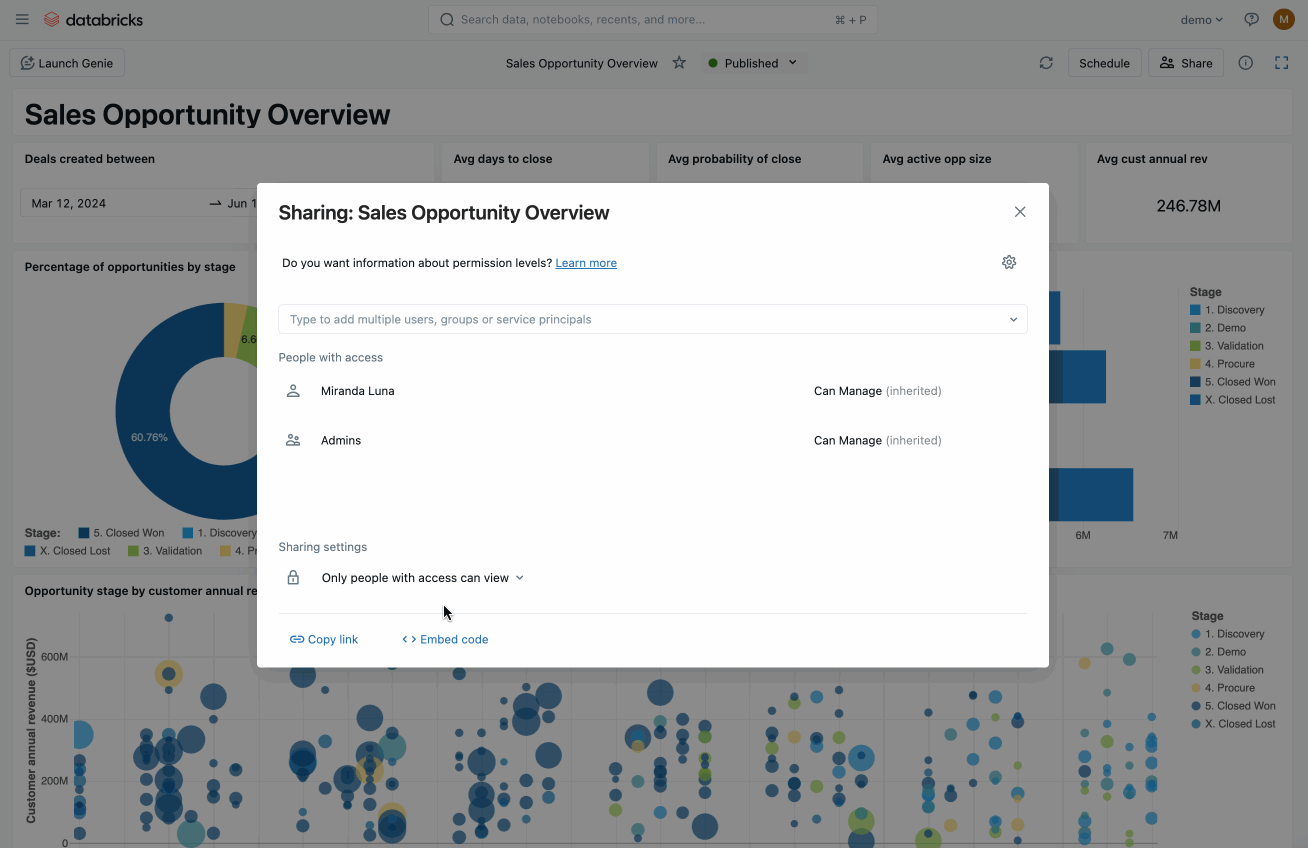 Collaboration user interface