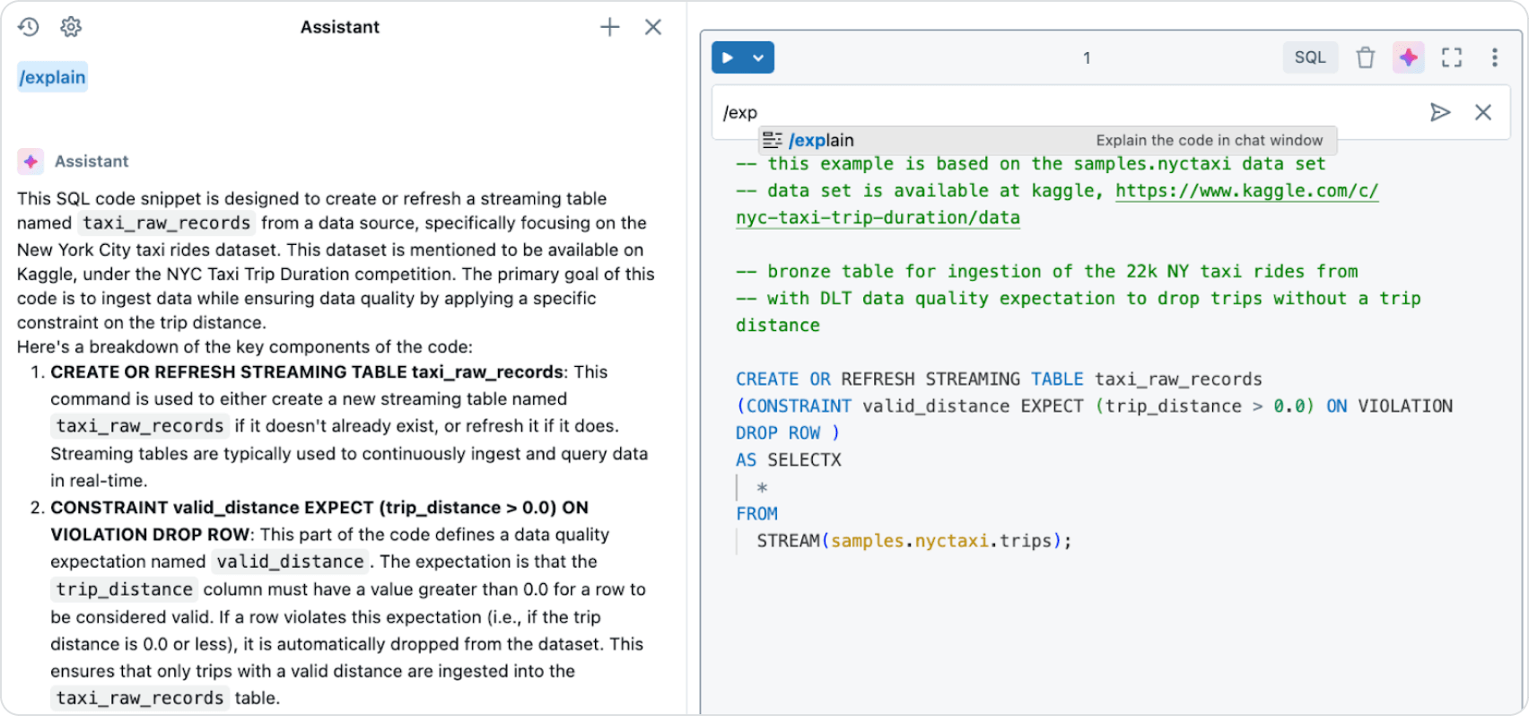 Databricks Assistant