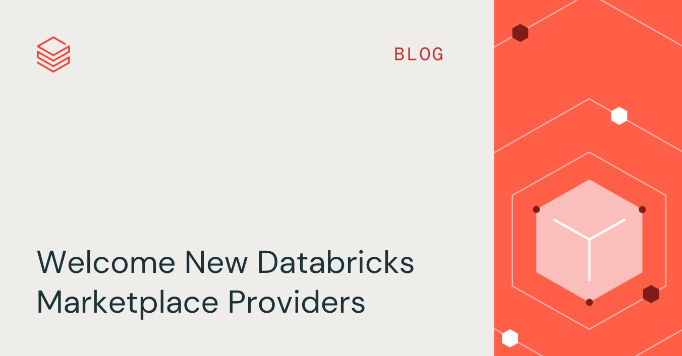 new providers on databricks marketplace