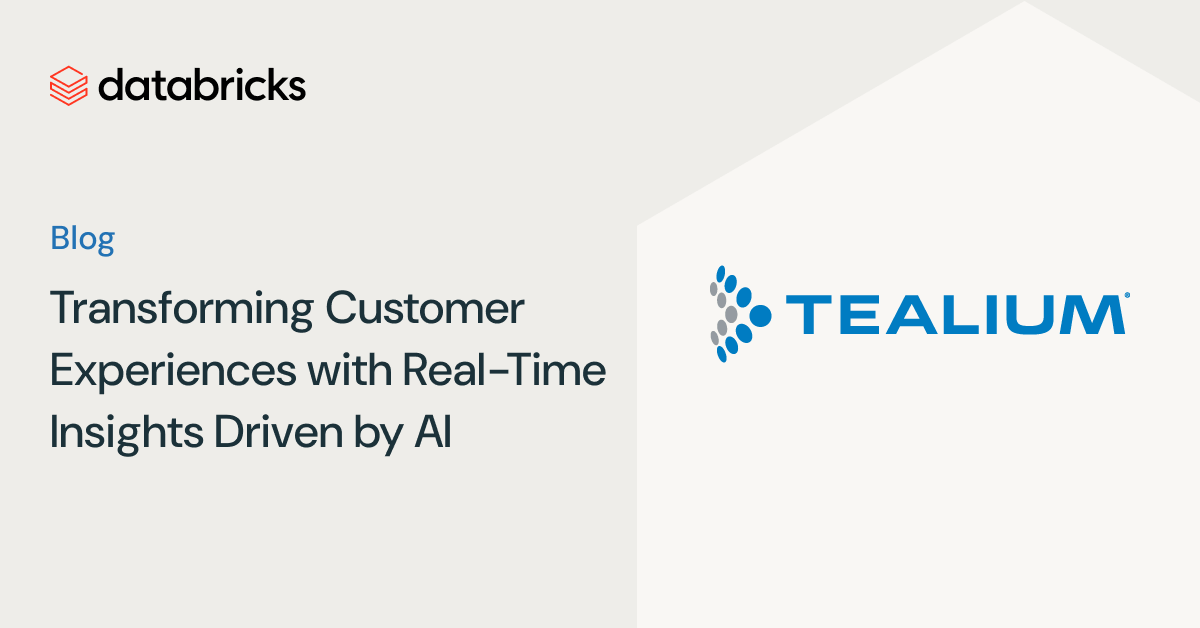 Databricks Tealium Blog