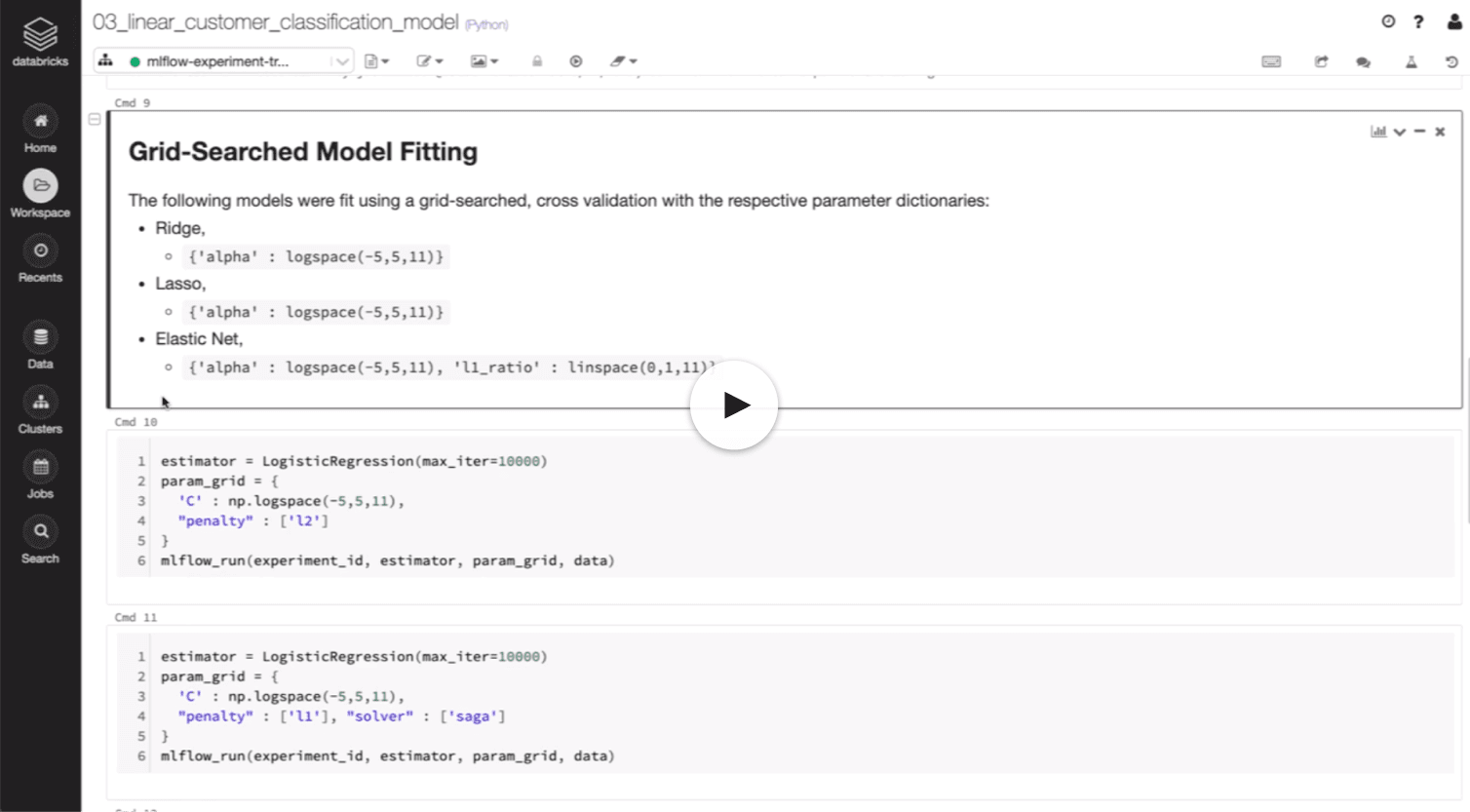 Training an ML customer model using your Azure