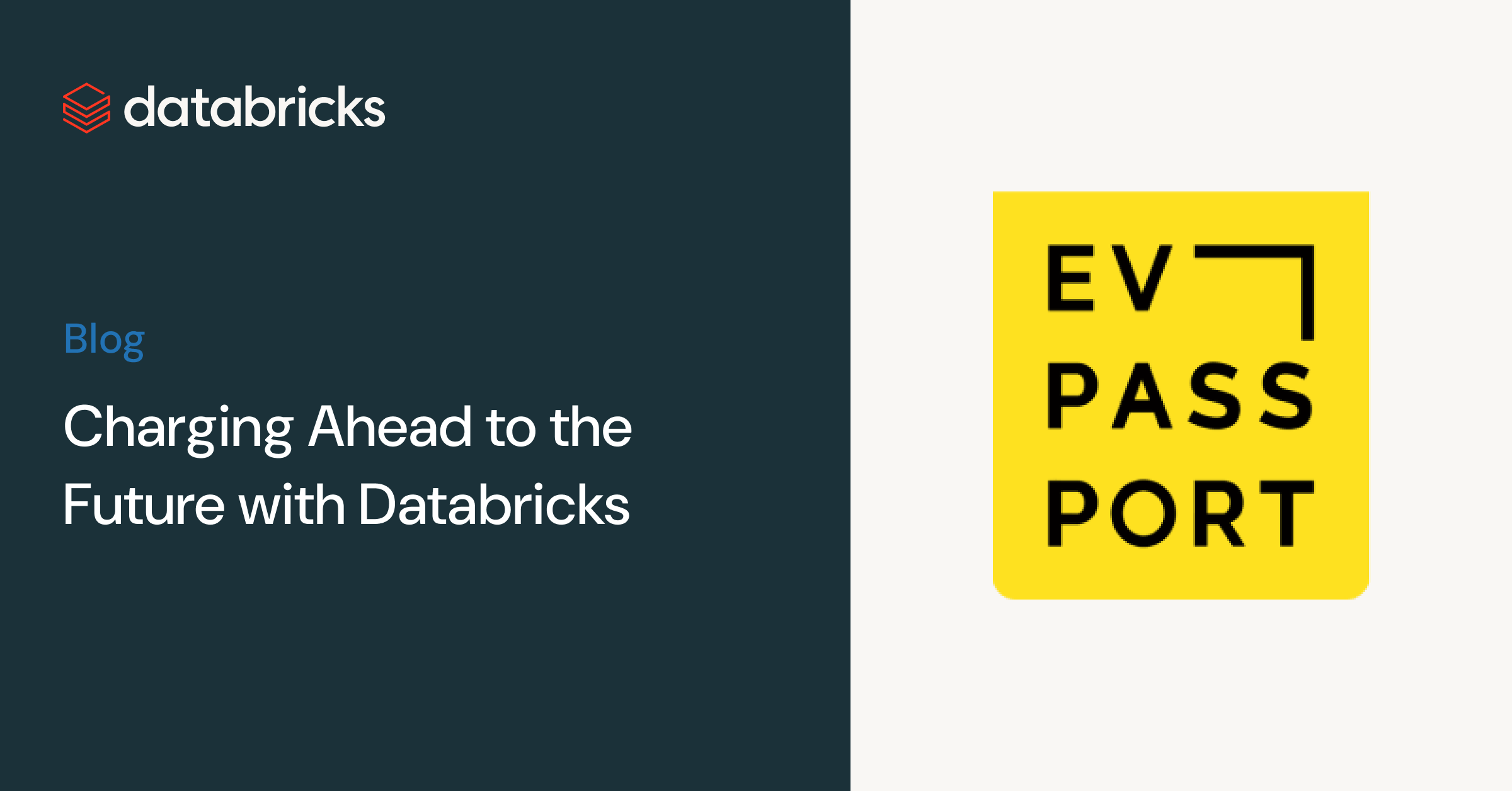 Databricks x EVPassport: Charging Ahead to the Future