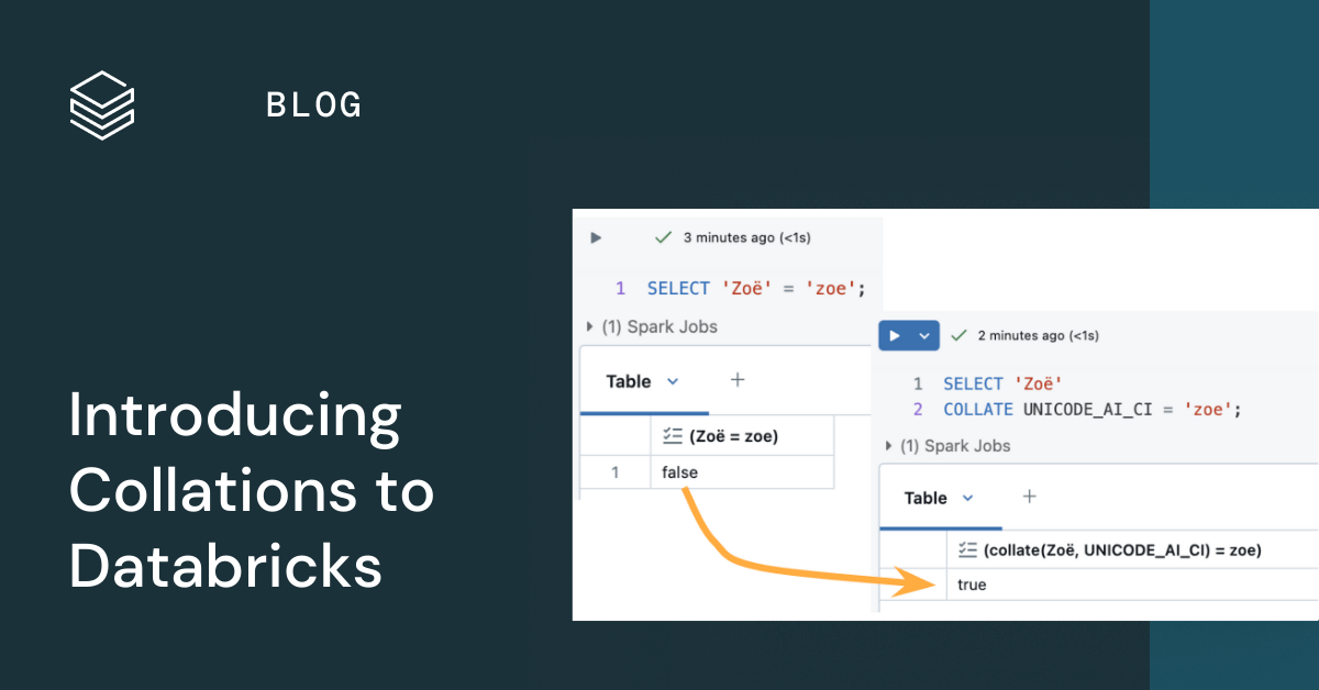 Introducing Collations to Databricks