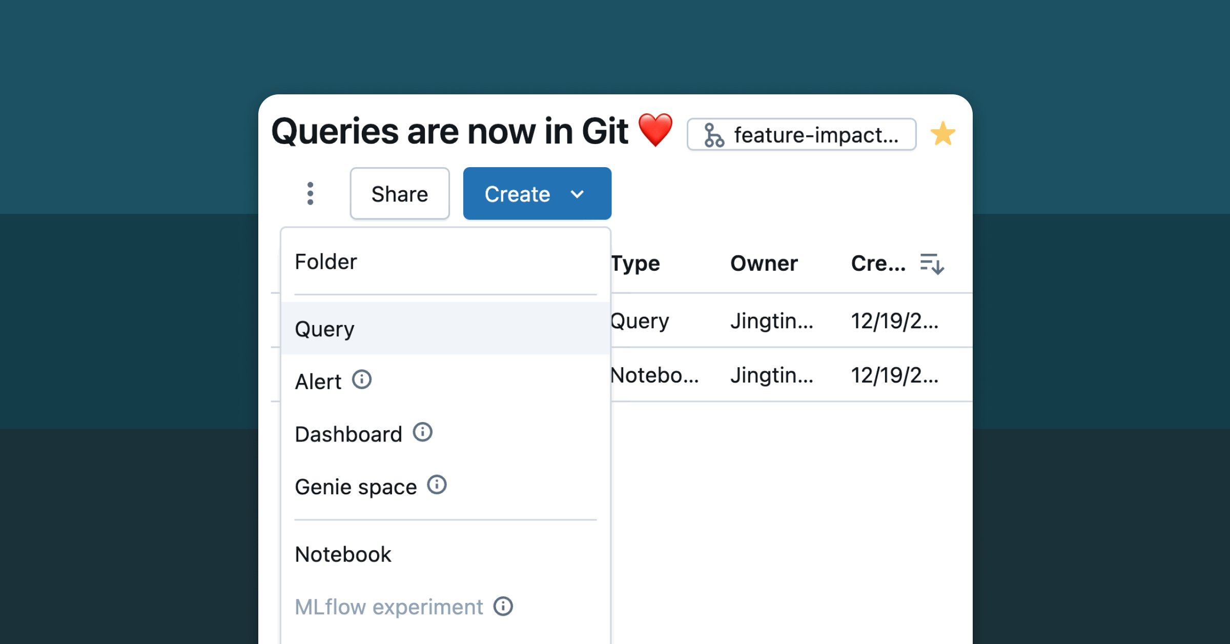 Introducing Git Support for Queries in Databricks