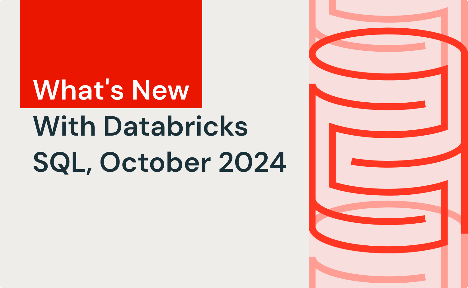 What's New with Databricks SQL Q3 2024