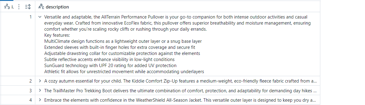 Figure 1. General product descriptions housed in the Databricks Data Intelligence Platform