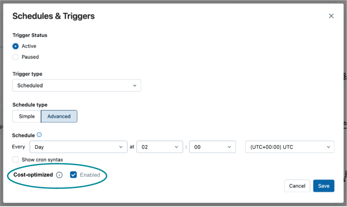 Schedules and Triggers