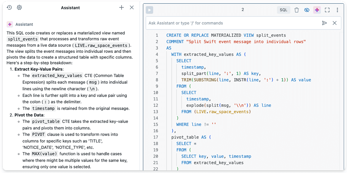 Databricks Assistant