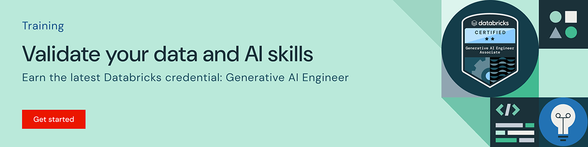 Databricks Certified Generative AI Engineer Associate