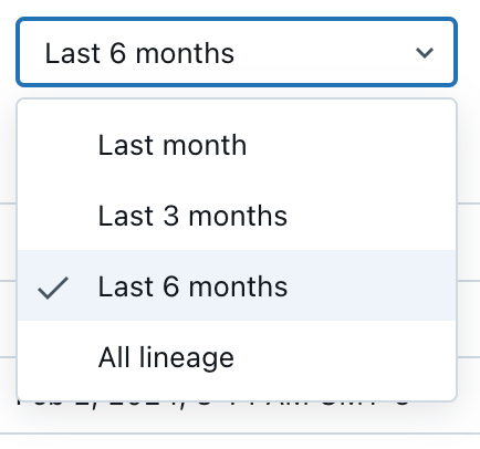 Unity Catalog Lineage Retention