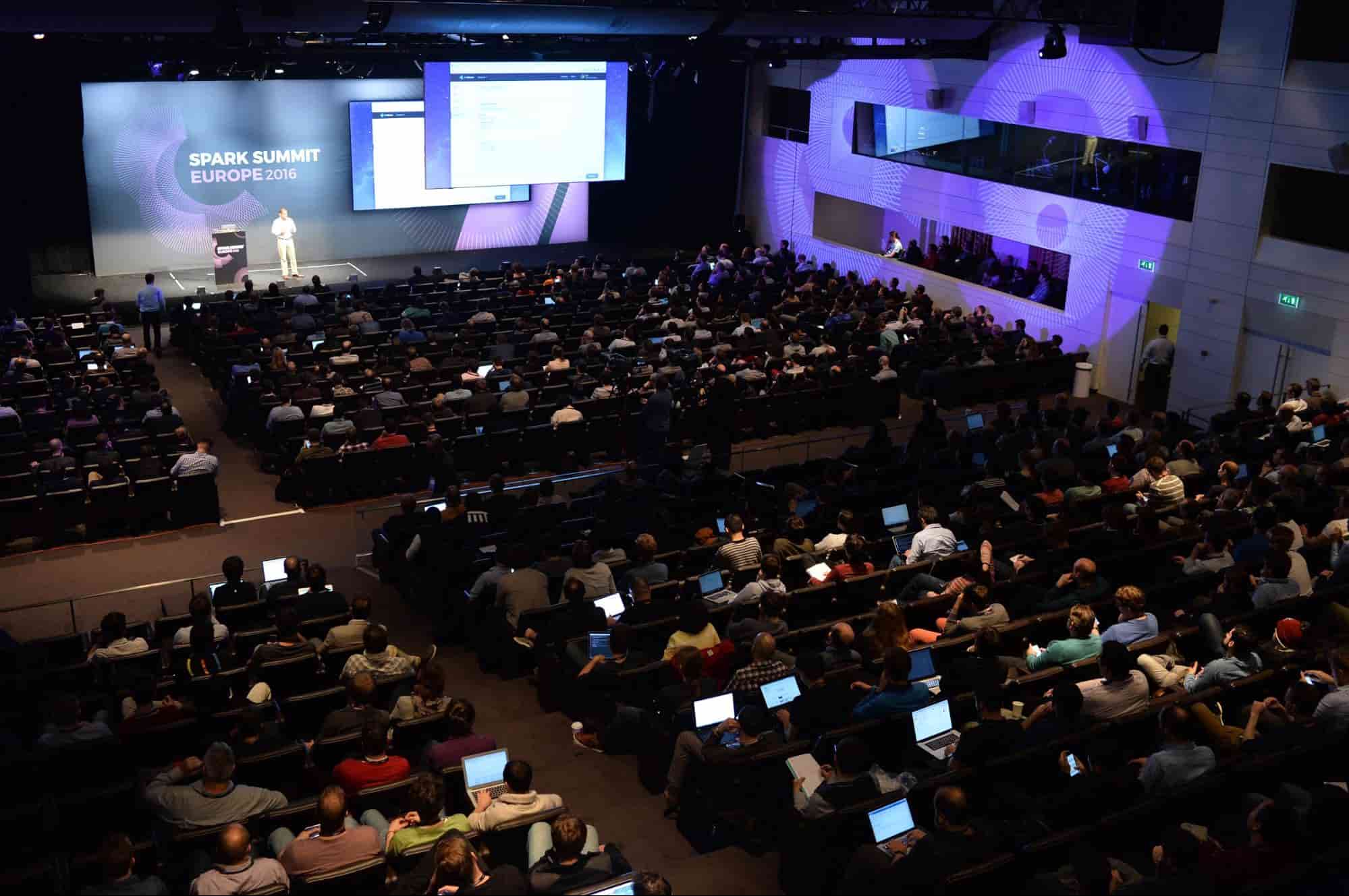 The crowd at Spark Summit EU 2016 Day 2