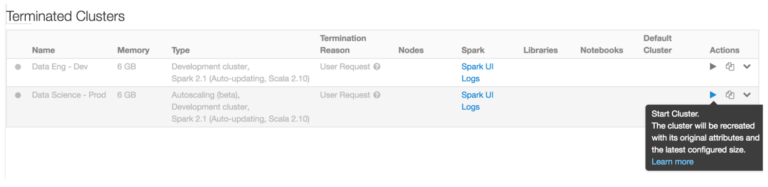 Persistent Clusters: Simplifying Cluster Management for Analytics - The ...