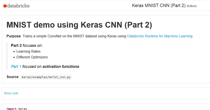 MNIST demo using Keras CNN (Part 2)