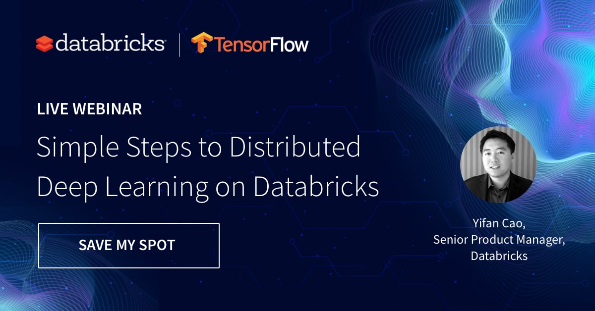 Databricks distributed deep store learning