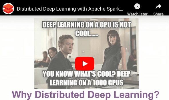 Distributed Deep Learning with Apache Spark and TensorFlow