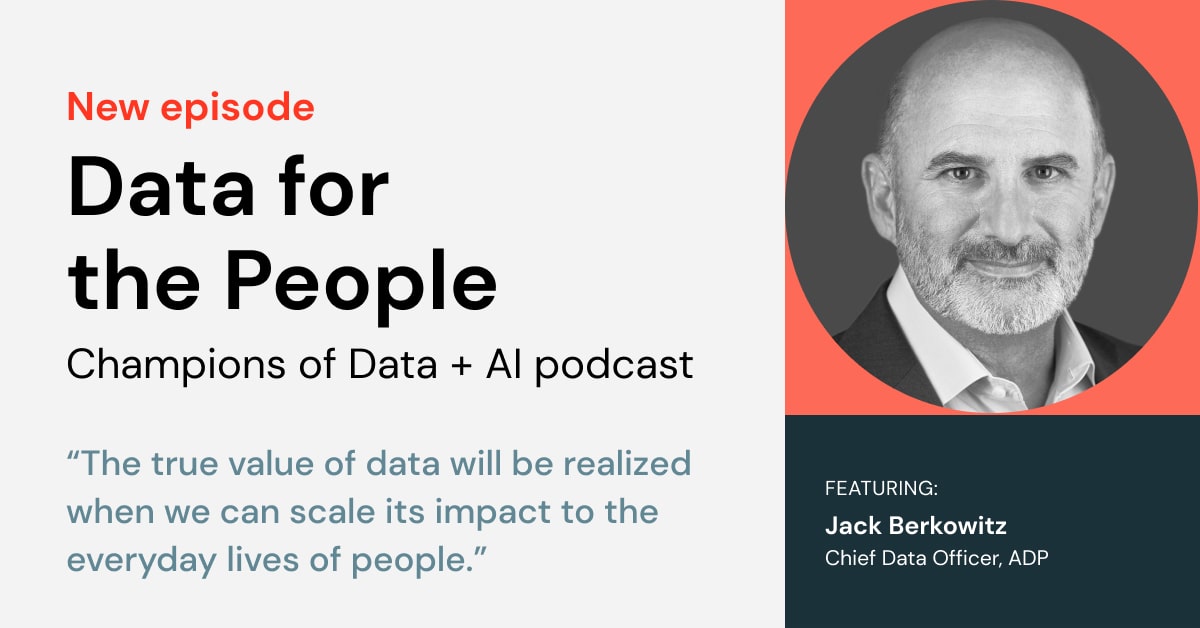 Champions Of Data + Ai Episode 19: Data For The People – Databricks