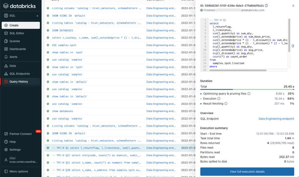 Get to Know Your Queries With the New Databricks SQL Query Profile